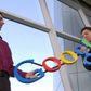 Larry Page (tv.) og Sergey Brin sidder stadig på magten i Google, som de grundlagde med udgangspunkt i en snedig algoritme. Lever din hjemmeside ikke op til Googles idé om en god side, bliver den nemt usynlig på nettet.