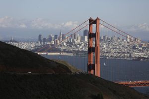 San Francisco vil blive en del af den nye stat Nordcalifornien, hvis californiere i november bakker forslaget op. Foto: AP/Eric Risberg