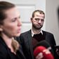 Formand for Socialdemokraterne Mette Frederiksen og formand for Radikale Venstre Morten Østergaard, kan se frem til hårde forhandlinger efter valget, hvis S er afhængig af De Radikale for at danne regering. Foto: Ida Guldbæk Arentsen/Ritzau Scanpix