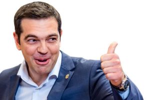 Grækenlands premierminister, Alexis Tsipras, signalerede optimisme under topmødet i Bruxelles. Men virkeligheden for EU ser noget mindre munter ud. I EU vurderes det, at Grækenland vedholdende sætter eurosamarbejdet på prøve. Photo: Geert Vanden Wijngaert