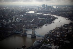 Flere tusinde jobs kan være på vej ud af Londons finanssektor, efter at briternes stemte nej til fortsat EU-medlemskab den 23. juni. Foto: AP Images.