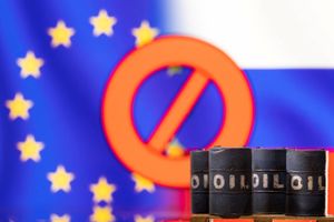 Stop for al olie fra Rusland, anbefaler EU-Kommissionen, men effekten bliver først mærkbar fra 2023, mener eksperter. Foto: Reuters/Dado Ruvic   