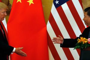 Handelskrigens frontfigurer Donald Trump og Xi Jinping mødes sidst på ugen i forbindelse med topmødet for G20-landenes stats- og regeringschefer i Argentina. Foto: AP/Andrew Harnik