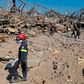 Et stort redningsarbejde står for tiden på i Beirut. Foto: Joseph Eid/AFP