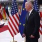 EU-Kommissionens formand Ursula von der Leyen og USA's præsident Joe Biden ved det topmøde, der lagde grunden for teknologisk forbrødring mellemn verdens to største økonomier. Foto: Kenzo Tribouillard