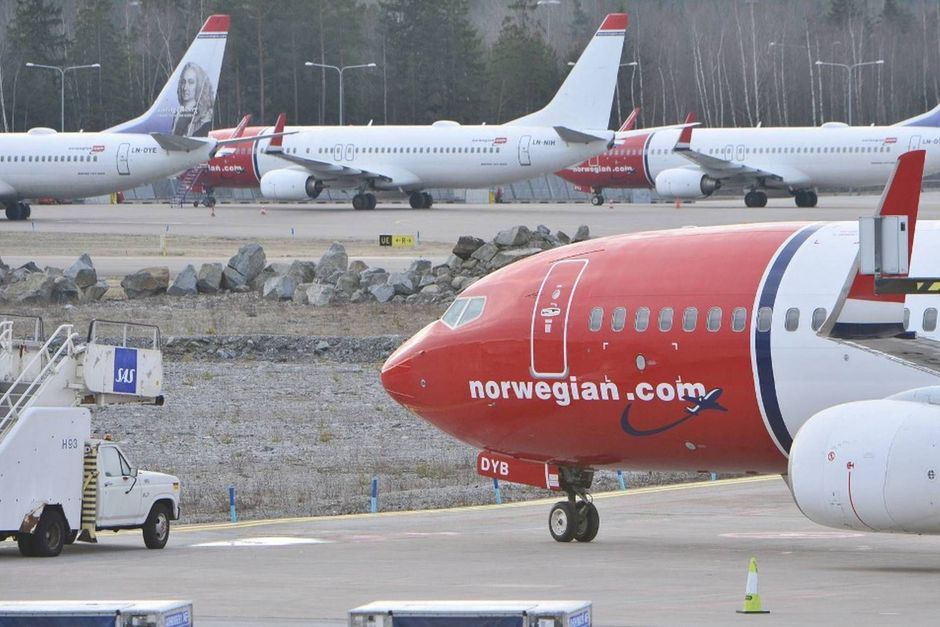 Der bør bl.a. fra den danske regerings side være et større fokus på at øge produktionen af bæredygtigt flybrændstof, mener Norwegian-topchef Geir Karlsen. Foto: Tt News Agency/Reuters/Ritzau Scanpix