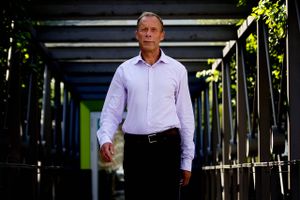 Naturelskeren Steen Riisgaard  har banket Novozymes op til en toneangivende koncern på verdensplan. Foto: Finn Frandsen.