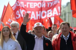 Ruslands kommunistiske parti med Gennady Zyoganov i spidsen ligger godt i meningsmålinger forud for parlamentsvalget i september. Foto: Kirill Kallinikov/Sputnik