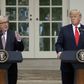 Jean-Claude Juncker og Donald Trump fremlægger aftalen efter deres møde. Foto: Evan Vucci/AP