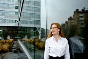 Birgitte Bonnesen valgte et liv i Sverige, fordi Swedbank gav hende fleksibiliteten til at være chef og enlig mor på samme tid. Foto: Anna Simonsson