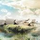 Nye bliver en ny bydel nord for Aarhus, domineret af rækkehuse. Ni tegnestuer er involveret i projektets første fase. Illustration: Tækker Group