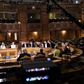 Omkring klokken 19.00 var alle stemmer i Danmark optalt. Foto: Casper Dalhoff
