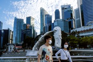 Singapore har ikke været nær så hårdt ramt af coronapandemien som f.eks. Danmark. Foto: AP/Ee Ming Toh