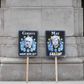 Lokalvalgene blev en løftet pegefinger til såvel Labours Jeremy Corbyn og Konservatives Theresa May. Som det fremgår af dette tableau foran parlamentet i London, spiller balladen om brexit en ekstraordinær stor rolle i briternes politiske holdninger lige nu. Foto: Daniel Leal-Olivar/AFP