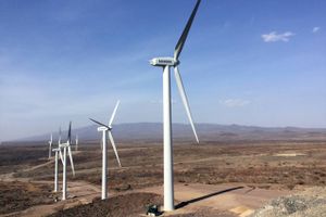 Lake Turkana Wind Power, som blandt andre IFU og Vestas har været med til at opføre i Kenya, er Afrikas største vindmøllepark. Men med opførelsen af den har der også fulgt kontroverser om jordrettigheder. Foto: Jyllands-Posten. 