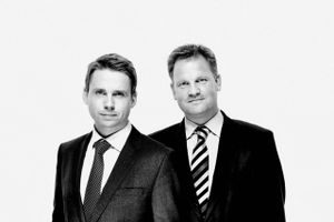 De to ejere af bunker- og olieselskabet Monjasa, Anders Østergaard (tv.) og Jan Jacobsen. PR-foto: Monjasa.