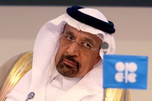 Khalid al-Falih har mistet en stor del af sit ministerium og er blevet fjernet som bestyrelsesformand for statsolieselskabet Saudi Aramco. Foto: AP/Ronald Zak 