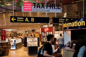 Flere detailselskaber melder aktuelt om salgsdyk i lufthavnsbutikkerne på 80-90 pct  Arkivfoto: Finn Frandsen.