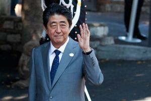 Japans premierminister, Shinzo Abe, har længe presset på for bedre firmaledelse og gennemsigtighed. Foto: AP Photo/Evan Vucci