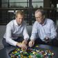 Lego-familiens Thomas Kirk Kristiansen og Kjeld Kirk Kristiansen. Arkivfoto.