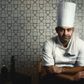 Wassim Hallal, køkkenchef og indehaver af Restaurant Frederikshøj, der fortsat er en god forretning. Foto: Jens Henrik Daugaard.