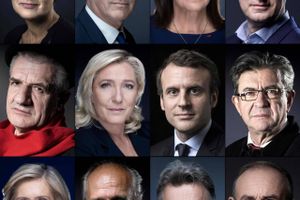 65 havde udtrykt interesse for at komme på stemmesedlen ved fransk præsidentvalg. Men langtfra alle lykkedes.