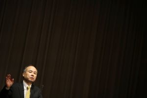 Softbank-stifter Masayoshi Son. AP Photo/Eugene Hoshiko