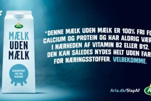 Med det sarkastiske slogan "Mælk uden mælk" vil Arla tage kampen op mod myter og alternative fakta i sundhedsdebatten. 